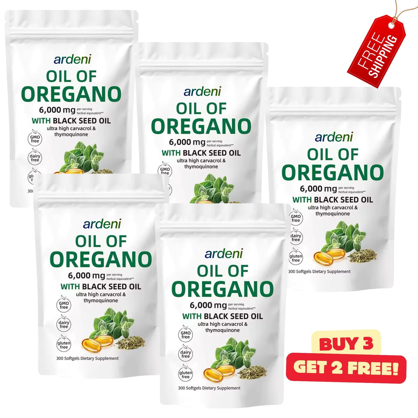 Ardeni Oregano Soft Gels