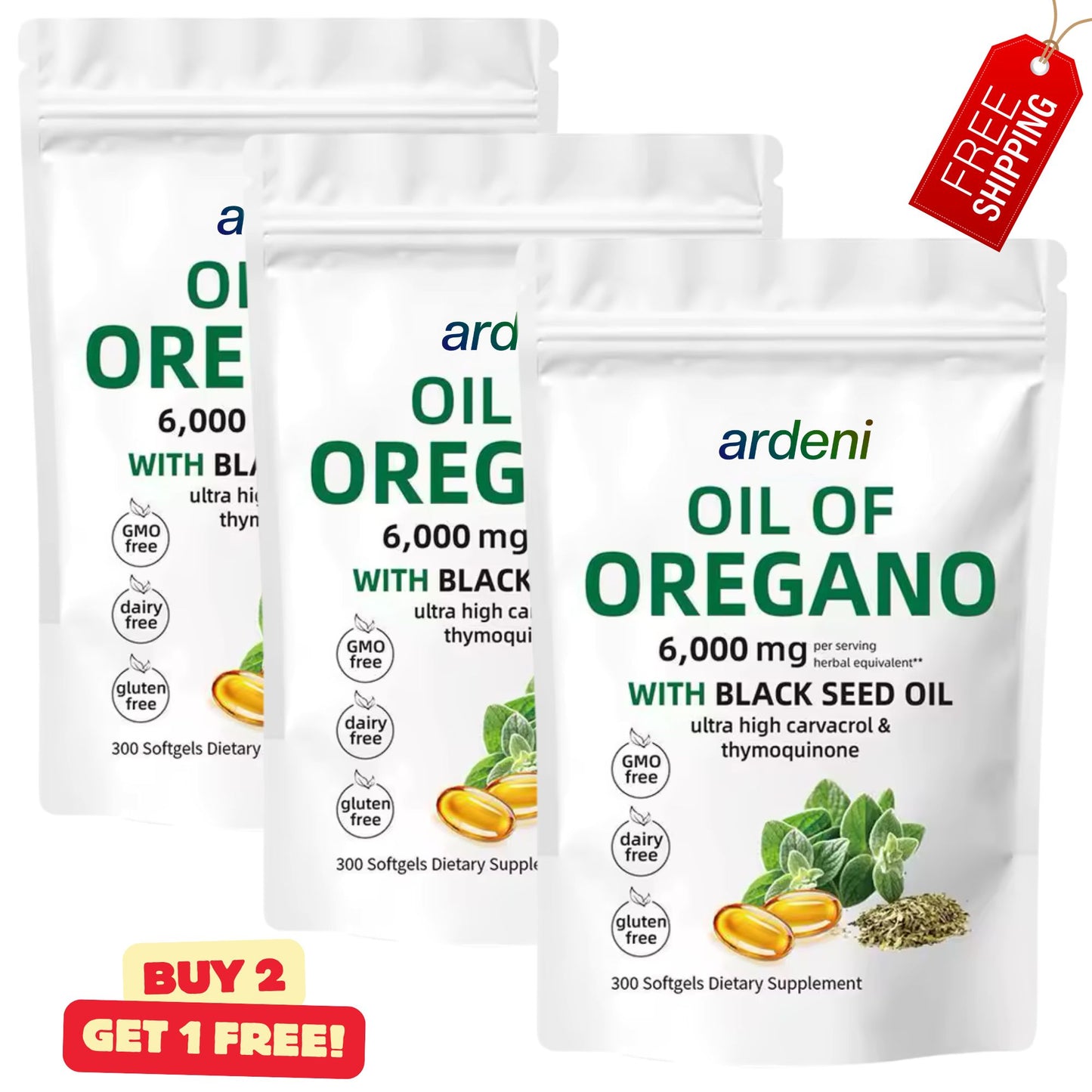 Ardeni Oregano Soft Gels